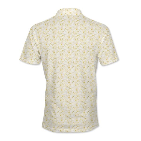 Lemon Blossom Golf Men's Golf Polo Shirt - Standout Performance Quick-Dry Golf Polo Shirts for Men - Image 2