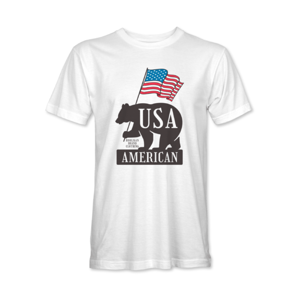 American Hooligan Bearly Makin It T-Shirt 100% Cotton Men - Image 2