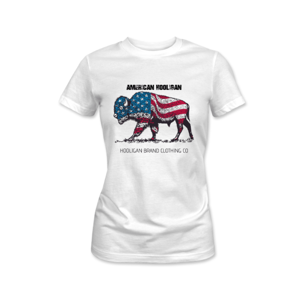 American Hooligan Spirit Animal Graphic T-Shirt 100% Cotton Women - Image 4