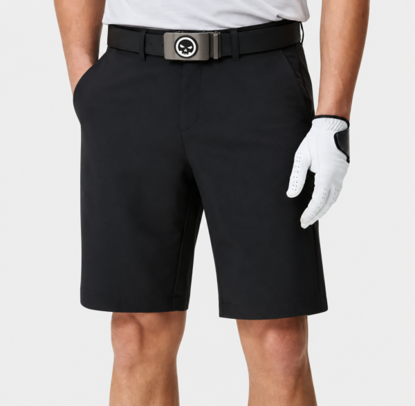 Black Hooligan performance stretch shorts