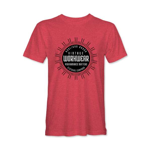 Hooligan Workwear Vintage Star Graphic T-Shirt Men - Image 3