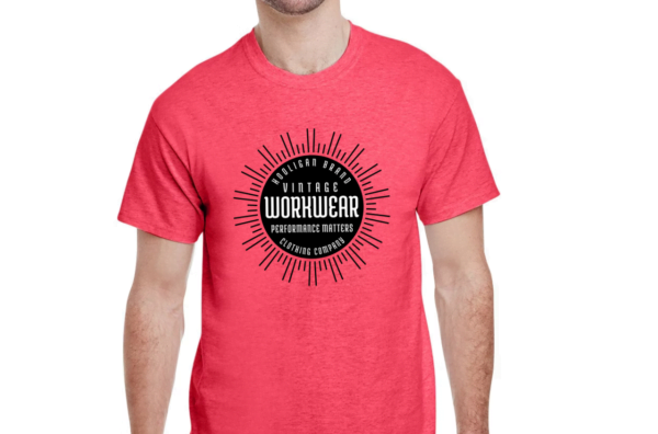 Hooligan Workwear Vintage Star Graphic T-Shirt Men