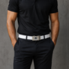 hooligan golf belt with removable ball marker