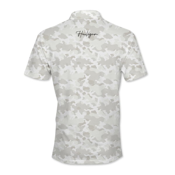 Hooligan Snowy Camo Polo Shirt - Standout Performance Quick-Dry Golf Polo Shirts for Men - Image 3