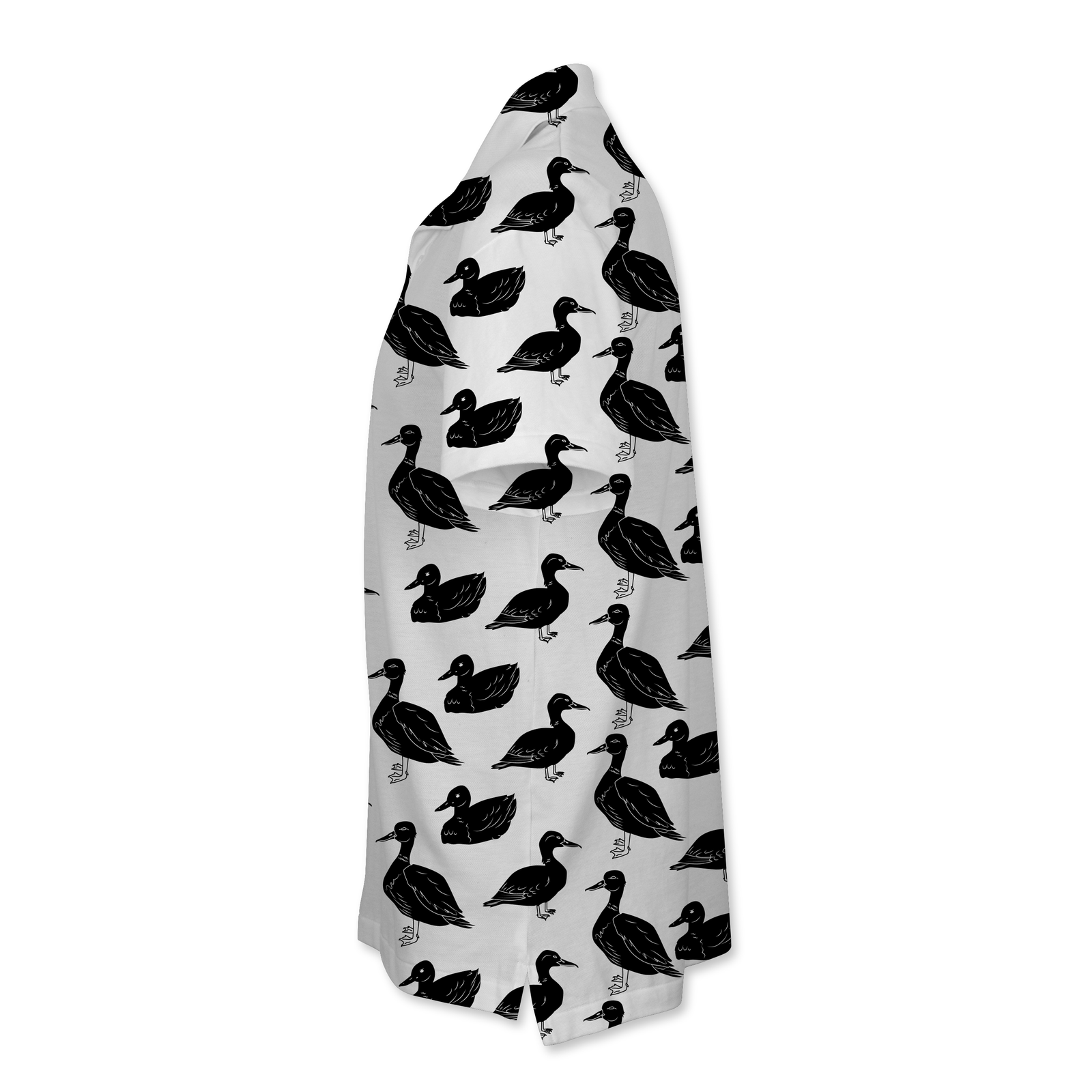 side view of the duck polo