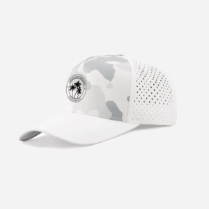 hooligan brand clothing compant white camo hat
