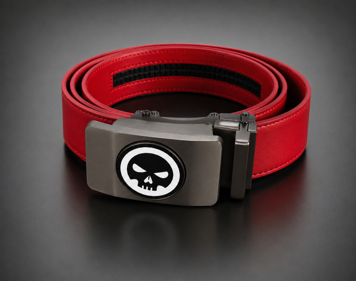 Men’s Belts Red Hooligan golf belt