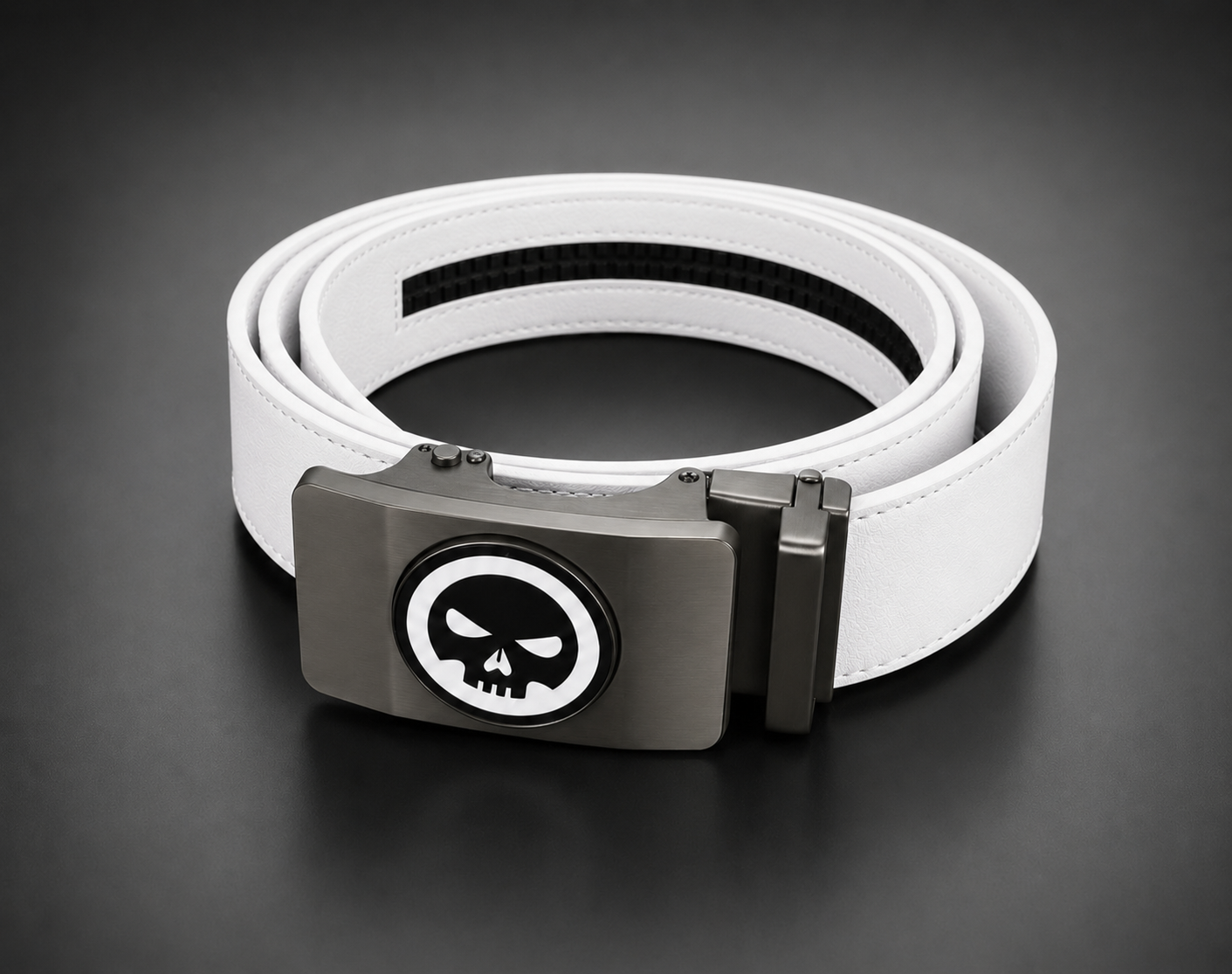 Men’s Belts White Hooligan golf belt
